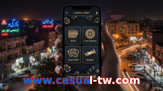Main screen of Www.casual-tw.com app page for PK players