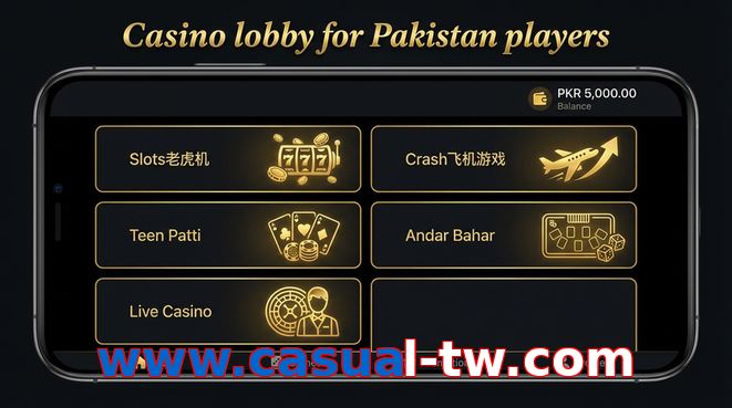Lobby view of Www.casual-tw.com for Pakistan users