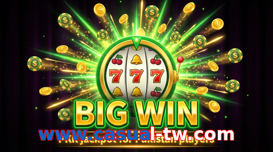 Big win animation on Www.casual-tw.com slot game